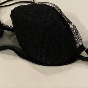 La Perla Black Lace Bra - 34B